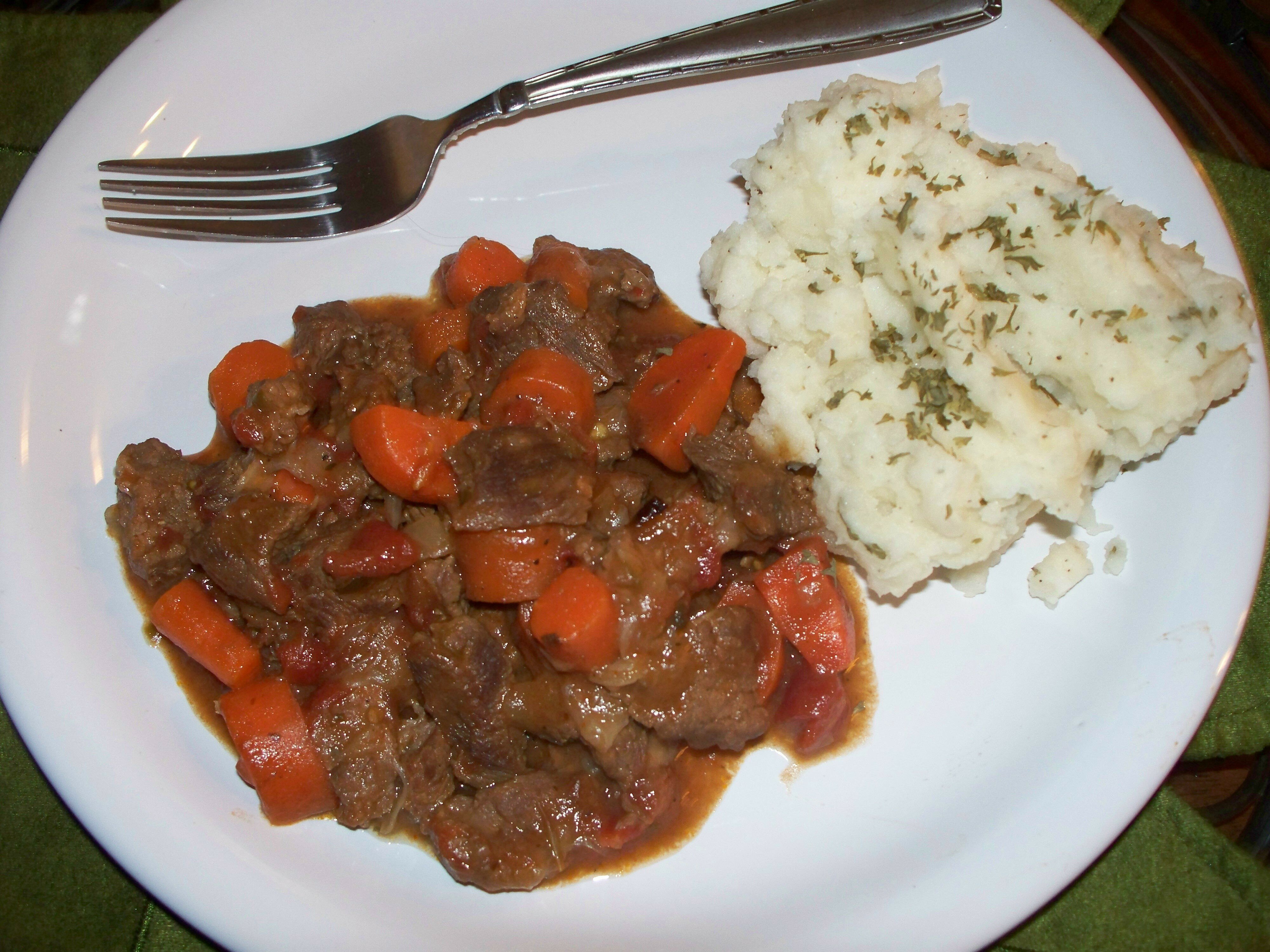 Texas Spicy Chunk of Beef Stew with Potatoes